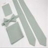 Entwineno Mens Charm Linen Bowties - Classic Pretied Bow Ties for Men Wedding Groomsmen (Dusty Sage, L (Youth, Adult)) view 3