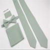 Entwineno Mens Charm Linen Bowties - Classic Pretied Bow Ties for Men Wedding Groomsmen (Dusty Sage, L (Youth, Adult)) view 4