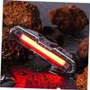 BESPORTBLE 1pc USB Rechargeable Bike Tail Light Lighting Modes Linear Design for Enhanced Visibility for Mountain Biking and Night Riding Safety High Brightness Cycling Light view 4