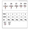 Cuoyuqie 60pcs Fishing Swivels Kit Three 3 Way Swivels Rolling Barrel Swivel Cross Line Swivel view 2
