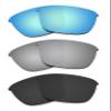 Littlebird4 1.5mm Polarized Lenses Replacement for Oakley Thinlink OO9316 Sunglasses -MultiOptions (Black+Titanium+Blue)