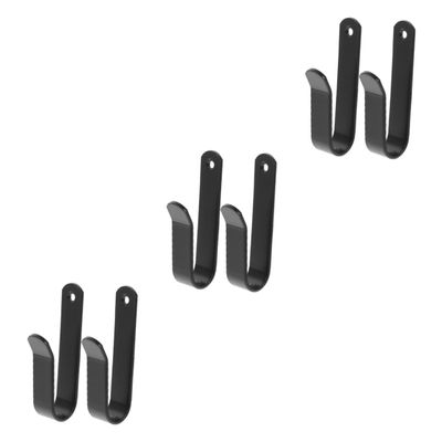 Kisangel 6 Sets Sturdy Metal Skateboard Wall Mount for Skateboard Display Saves Space Easy Install