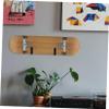 Kisangel 6 Sets Sturdy Metal Skateboard Wall Mount for Skateboard Display Saves Space Easy Install view 2