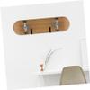Kisangel 6 Sets Sturdy Metal Skateboard Wall Mount for Skateboard Display Saves Space Easy Install view 4