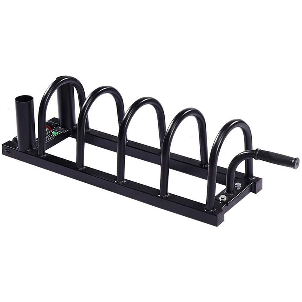 ARCVOX Home Gym Barbell Stand Large Capacity, Weight Rack Barbell Organizer, Barbell Storage Weightlifting Rack, Steel Double Olympic Bar Storage (Size : Size M)