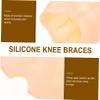 FOMIYES 1 Pair Sports Knee Pads Meniscus Tear Knee Brace Silicone Knee Wraps Injury Knee Support Joint Knee Brace Women's Side Support Running, 17.00X12.00X0.50CM view 3