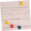 BESPORTBLE 4sets Rubber Winter Tees Set 4 Different Heights 11mm-37mm for Soft Winter Golf Practice Jumbo Rubber Tees for Mats 4pcs*4 view 2
