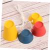 BESPORTBLE 4sets Rubber Winter Tees Set 4 Different Heights 11mm-37mm for Soft Winter Golf Practice Jumbo Rubber Tees for Mats 4pcs*4 view 3
