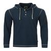ZIMEGO Mens Waffle Pullover Hoodie - Long Sleeve Thermal Sweatshirt for Men, Navy, XX-Large view 3