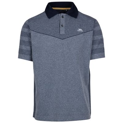 Trespass Mens Nab TP75 Active Polo Shirt (S) (Navy Marl), Small