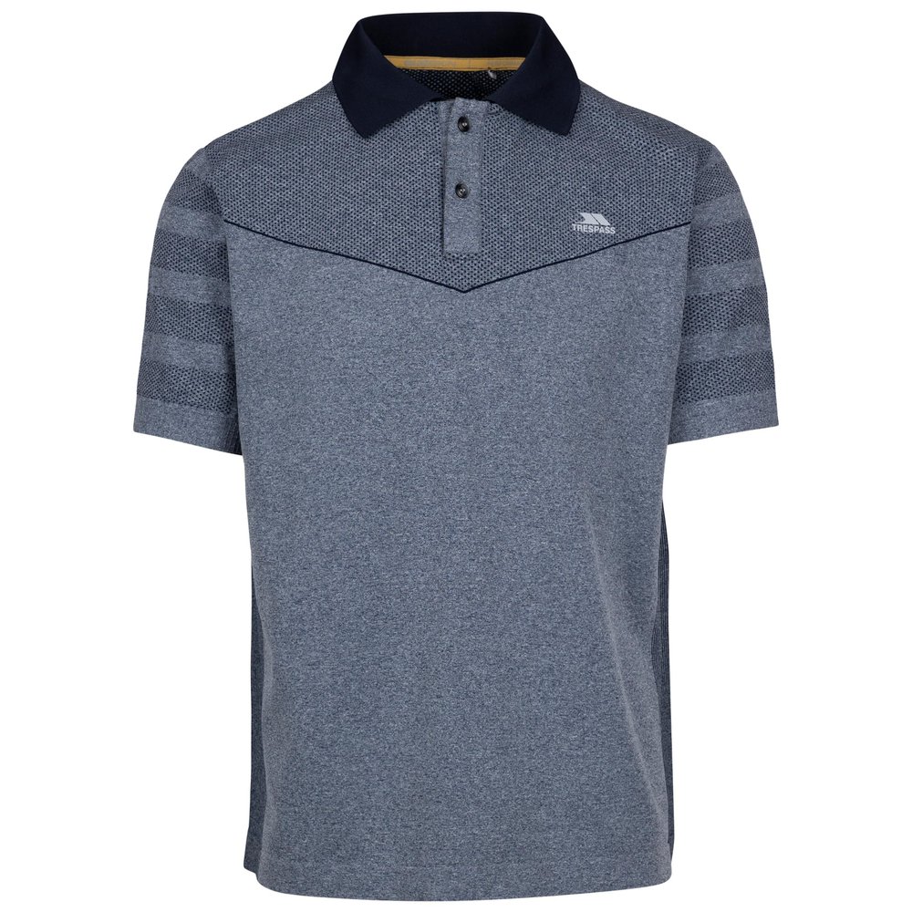 Trespass Mens Nab TP75 Active Polo Shirt (S) (Navy Marl), Small