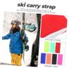 BESPORTBLE 14pcs Snowboard Hand Strap Lightweight Fixing Straps for Ski Gear Carrying Includes Fluorescent Convenient and Portable Snowboard Accessory view 3