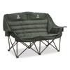 Guide Gear Oversized XL Padded Camping Sofa, Portable, Folding, Large Camp Lounge Couch for Outdoor, Adults, Men and Women, Heavy-Duty 600-lb. Capacity, with Cup Holder Green view 1
