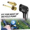 JECOMPRIS 1 Set Inflation Adapter Adaptador Universal Valves Adapter Balloon Inflator Tire Adapter Air Compressor Nozzle Balloon Inflatable Nozzle Ball Pump Needle Brass Supplies Portable view 3