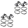 SUPVOX 2sets Professional Bike Toe Clips Wear-Resistant Toe Cages Straps for and Road Cycling Lightweight Easy to Install for Enhanced Pedal Control view 1