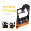 SUPVOX 2sets Professional Bike Toe Clips Wear-Resistant Toe Cages Straps for and Road Cycling Lightweight Easy to Install for Enhanced Pedal Control view 4