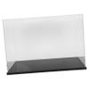 Yardwe Football Display Case Uv Protection Acrylic Storage Box for Footballs Design Black Base for Collectors and Home Decoration view 1