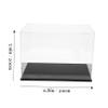 Yardwe Football Display Case Uv Protection Acrylic Storage Box for Footballs Design Black Base for Collectors and Home Decoration view 3