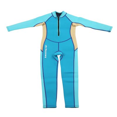 SPYMINNPOO Kids Wetsuit 2.5mm Long Sleeve Thermal Neoprene Toddler Youth Wetsuit for Girls Boys Surfing Swimming Diving Snorkeling (Size 12)