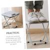 POPETPOP Folding Garden Chair Decorative Stool Pp Material Small Chair for Tailgating view 2