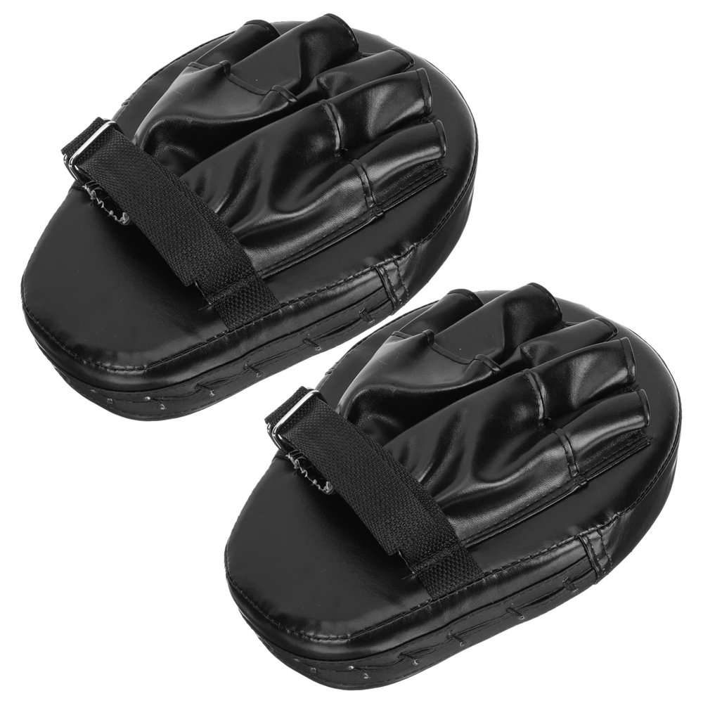 CORHAD 2pcs Curved Boxing Strike Pads for Men and Women Durable Handheld Focus Mitts for Punch Training Five Finger Design for Improved Boxing Skills for Taekwondo and MMA Practice