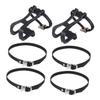 balacoo 1set Bike Toe Clips Convenient Straps for and Road Easy Installation and Disassembly Compatible All Foot Lightweight view 1