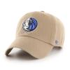 47 NBA Dallas Mavericks Alternate Clean Up Hat - Khaki, Khaki, One Size view 1