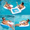 Zento Table for Pool Inflatable Game Station Set with Waterproof Playing Cards Poker Game Deck and Chairs - Card Table with Inflatable Seats for Fun in The Water by The Beach Pool (2 Packs) view 3