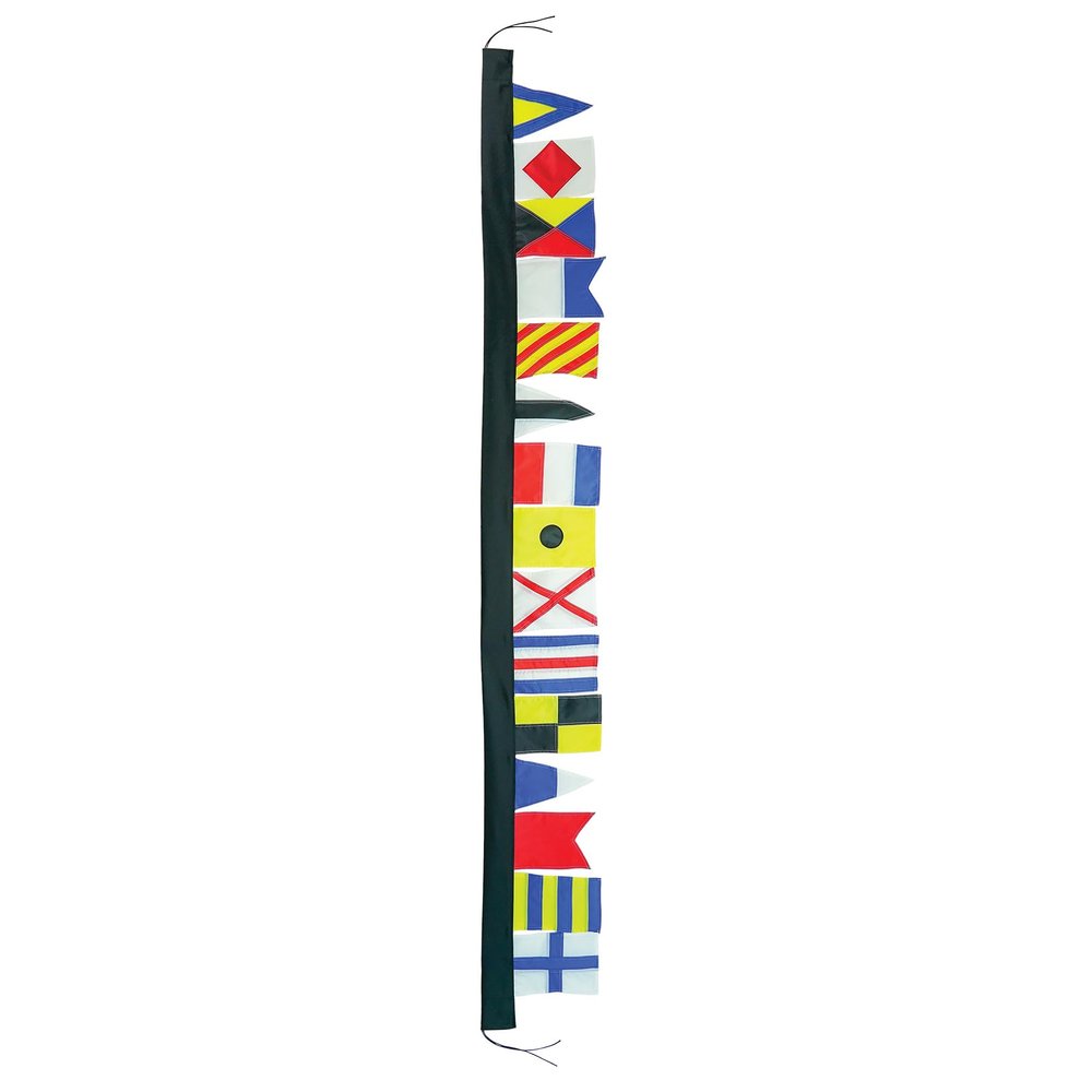 In the Breeze 4563  8-foot Signal Flag Pennant Banner  Colorful and Eye-Catching Nautical Business, Event Banner