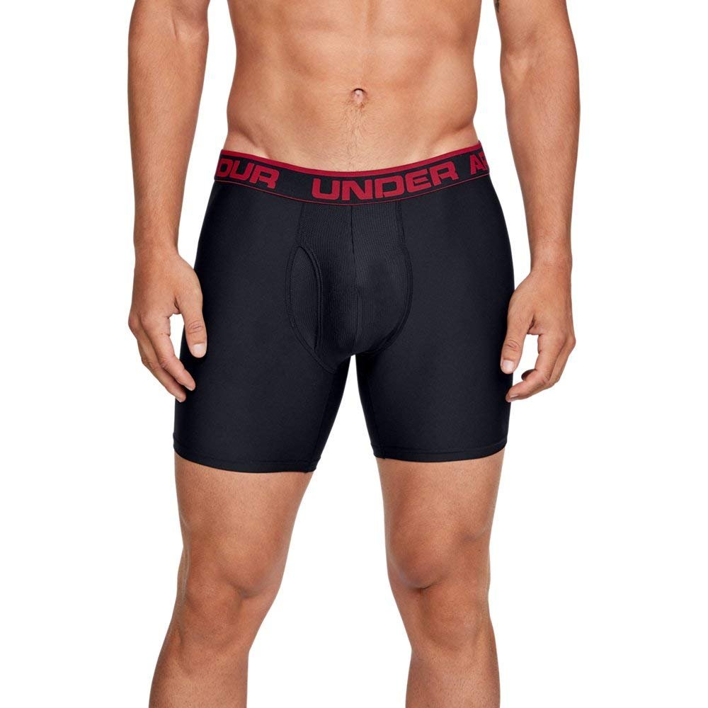 Under Armour Men's Original Series 6-inch Boxerjock Boxer Briefs- 2 Pack, Blue, 5X-Large