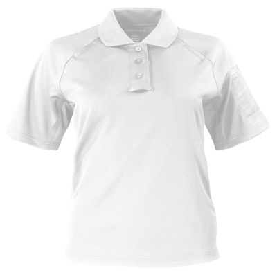 Raglan Short Sleeve Utility Women's Polo, White, 3X-Large