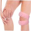 FRCOLOR 3pcs Breathable Patella Knee Support Strap for Running and Fitness Lightweight Elastic Knee Brace for Men and Women for Sports and Exercise Activities view 2