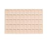 5 Pc 50 Slot Pendant Jewelry Showcase Display Tray Inserts (Beige) view 1