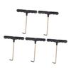 BESPORTBLE Shoe Lace Tightener Tool 5pcs Set Lightweight and Portable T-Shaped Pullers Ergonomic Design Sturdy Material for Long-Lasting Use for Sports Casual Wear view 1