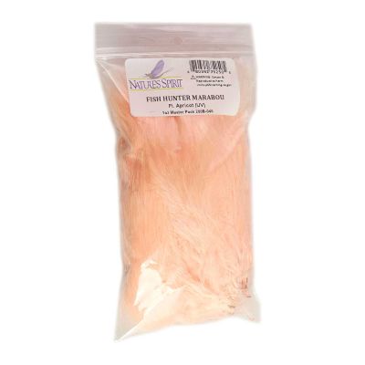 Fish Hunter Blood Quill Marabou Master 1 Ounce Pack FL. Apricot (UV)
