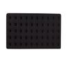 5 Pc 50 Slot Puff Earring Cards Showcase Display Tray Inserts (Black) view 1