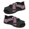 Deevoka Yoga Socks with Grip, Pilates Socks, Clasped Pilates Socks, Cross Tie Sole Split Toes Socks, Pink, S view 1