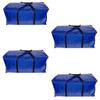 King Canopy MOVBAGBL-4PK Extra Large Moving Bags with Zippers & Carrying Handles Blue with Black Handles - Pack of 4 view 1