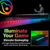 Brightz LED Ping Pong Table Light - Glow in the Dark Ping Pong Accessories - LED Strip Light for Tennis Table - Perfect Fathers Day Stocking Stuffer - Supplements Paddle & Balls view 2