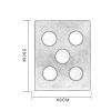 KJHY Five Bulls-Eye Fencing Target Fencing Auxiliary Training Equipment for Fencing Gym Training and Self-Training (Thickness : F, Size : 40x50cm) view 2