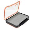 ALICHINO Fly Box for Fly Files Ice Jig Box Two Sided Waterproof Fly Fishing Box for Nymphs and Streamers (Grey Foam Insert C, Large 9 * 6.5 * 1.9Inch) view 2