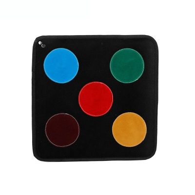 KJHY Fencing Target Wall Mounted Double Sided Home Fencing Auxiliary Tool Fencing Gears for Foil Epee Saber Fencers (Thickness : Black, Size : 37x37cm)