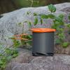 Heat Exchanger Pot 1L Foldable Cooking Pots with Mesh Bag Outdoor Camping Cookware view 3