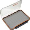 Alichino Fly Box for Fly Files Ice Jig Box Two Sided Waterproof Fly Fishing Box for Nymphs and Streamers (Grey Foam Insert C, Extra Large 11.8 * 8.4 * 2.2Inch) view 1