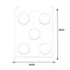 KJHY Adults and Children Fencing Target Self-Training Auxiliary Sword Target Training Sword Target Home Fencing Training Equipment (Thickness : Black, Size : One Size) view 2