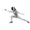 KJHY Adults and Children Fencing Target Self-Training Auxiliary Sword Target Training Sword Target Home Fencing Training Equipment (Thickness : Black, Size : One Size) view 4