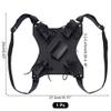 NBEADS Sword Bags, 10.71x9.45 Inch PU Leather Sword Bag Sword Carry Bag with Alloy Waist Fencing Sheath Sword Storage Bag Sword Carry Case for Samurai Cosplay Costume Halloween Party, Black view 2