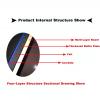 KJHY Self-Training Auxiliary Sword Target Fencing Sword Target Adult and Children Fencing Training Equipment (Thickness : Red, Size : 40x50.2x2cm) view 3