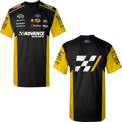Checkered Flag Sports Ryan Blaney 2024 Sublimated T-Shirt - Uniform Pit Automotive Racing Apparel 2XL