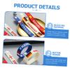 Anneome 6pcs Silicone Football Competition Wristbands France Flag Design for Fans Events and Festivals Comfortable view 2
